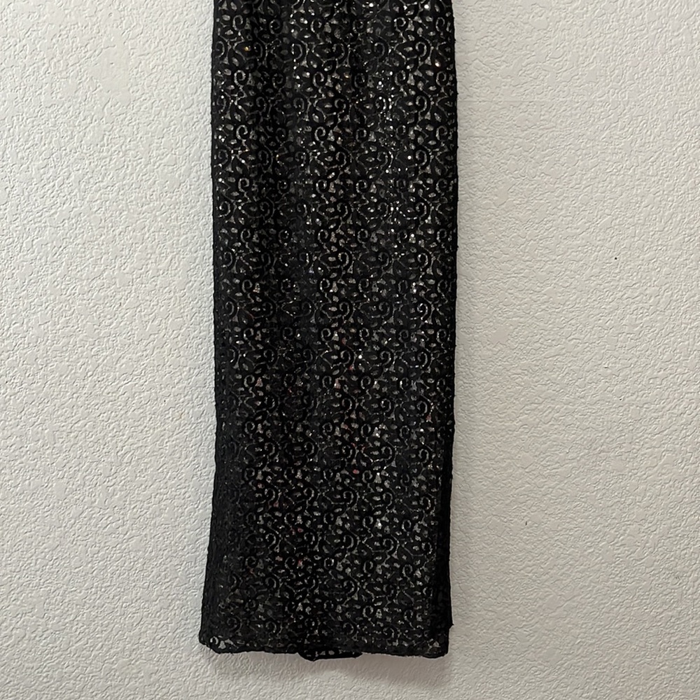Jessica McClintock Gunne Sax Lace Sequin Maxi Dress - Picture 7 of 17